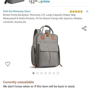 Momcozy Backpack Diaper Bag